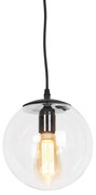 Moderne hanglamp transparant 20 cm - Pallon