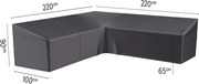 Platinum AeroCover Loungesethoes - Symmetrisch - 220x220x100x65/90 cm - Ademend &amp; UV-bestendig