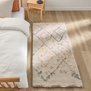 Bedmatje 100% wol, handgetuft, Ashwin