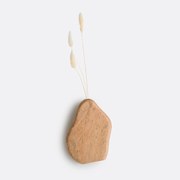 Decoratieve wandvaas, mangohout, 22 cm hoog, Nalya