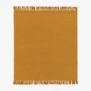 Gradd Katoenen Plaid Deken Mosterd - Sklum