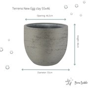 Pot Terreno new egg clay