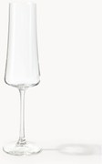 Kristallen champagneglazen Gwenda, 6-delig