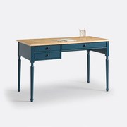 Massief grenen en MDF bureau