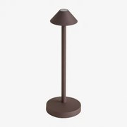 Draadloze Led Tafellamp Voor Buiten Emilija Bruin – Koffie - Sklum