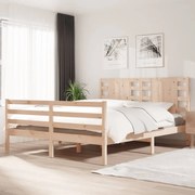 vidaXL Bedframe massief grenenhout 160x200 cm