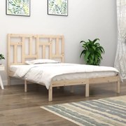 vidaXL Bedframe massief hout 120x190 cm 4FT Small Double