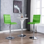 vidaXL Barstoelen 2 st kunstleer groen