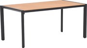 Garden Impressions Kasper tuintafel 160x84xH72 cm - donker grijs - teak look