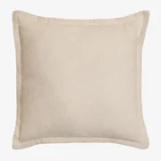 Vierkant Katoenen Kussen (40x40 Cm) Kerpen Beige – Crème - Sklum