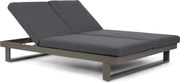 Lifestyle Garden Furniture Massimo Ligbed Met Kussen Antraciet/carbon Aluminium Grijs