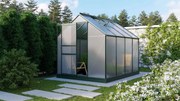 Vitavia Planet serre - 5m² - met 6 mm polycarbonaat - Donkergroen