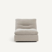 Modulaire fauteuil van chenillefluweel, Giuliano