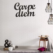 Homemania Wanddecoratie Words 50x38 cm staal zwart