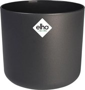 elho B.for Soft Rond 25 - Antraciet (Zwart) - Diameter 25 x H 23 cm - Ideaal voor binnen - 100% gerecycled
