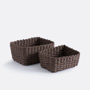 Set van 2 manden van papierkoord, Alano