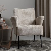 BePureHome Muse Zachte Fauteuil Naturel Stof