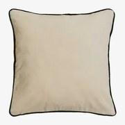 Vierkant Kussen 45x45 Cm Van Tiaine-katoen Tapioca Beige - Sklum