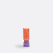 Vaas in gekleurd glas H28 cm, Tuvia