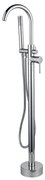 Fortifura Calvi Vrijstaande Badkraan - 113cm - handdoucheset - chroom SW377817