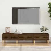 vidaXL Tv-meubel 150x34,5x30 cm bewerkt hout bruineikenkleurig