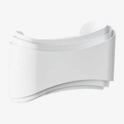 Led-wandlamp Voor Buiten Van Aluminium Harnet Wit - Sklum