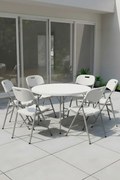 Set 6 Resin Stoelen
