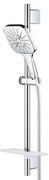 GROHE Rainshower SmartActive 130 Cube glijstangset 3 straalsoorten chroom 26584000