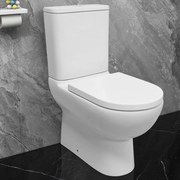 Eastbrook Osterley Comfort toiletpot back to wall met vortex spoeling wit glans