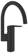 GROHE Start QuickFix Keukenmengkraan - 18.3cm - c-uitloop - draaibaar - matte black 304692430