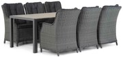 Tuinset 6 personen 217 cm Wicker Grijs Garden Collections Buckingham/Young