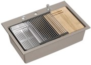granieten spoelbak MARC 110 WORKSTATION Beige