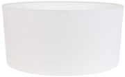 Linnen lampenkap wit ovaal 50/33/25