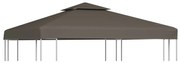 vidaXL Prieeldak 2-laags 310 g/m² 3x3m taupe