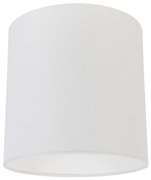 Stoffen lampenkap wit 25/25/25 cilinder / rond