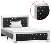 vidaXL Bedframe kunstleer zwart 120x200 cm