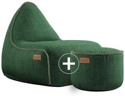 Cobana Lounge Chair & Pouf Outdoor - Groen