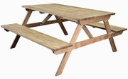 Picknicktafel 150x165cm teakhout