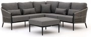 + 10% kassakorting | Hoek loungeset Bellagio  | 5 personen | Loungeset Grijs | Hoekbank Aluminium | 237.5x237.5cm | Kees Smit Tuinmeubelen