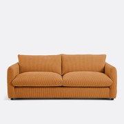 2-, 3-, 4-zits slaapbank.Yde fluweel met reliëf