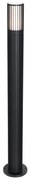 Design buiten paaltje zwart 80 cm IP44 - Boris Design, Modern GU10 IP44 Buitenverlichting