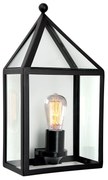 Buitenlamp Laren Zwart Wandlamp Plat