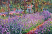 Kunstreproductie The Artist's Garden at Giverny, 1900, Claude Monet