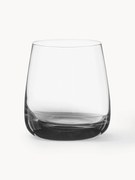 Mondgeblazen drinkglazen Smoke, 4-delig