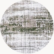 Wasbaar rond jacquard indoor & outdoor vloerkleed Griff