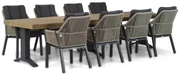 Tuinset 8 personen 330 cm Rope Taupe Lifestyle Garden Furniture Verona/Superior