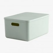 Yure Polypropyleen Organizer Box Celadon & ↑16 Cm - Sklum