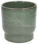 Bloempot 'Mara', aardewerk, groen Ø 16
