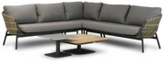 Hoek loungeset 5 personen Aluminium/wicker Taupe  Coco Nathan/Ralph