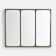 Industriële ijzeren spiegel 120x100 cm, Lenaig